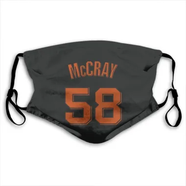 Black San Francisco Giants Grant McCray   Face Mask