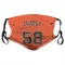 Orange San Francisco Giants Grant McCray   Face Mask